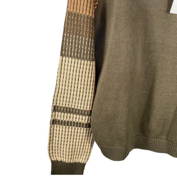 Crewneck Colorblock-Sleeved Sweater - NWT - Picture 5 of 6